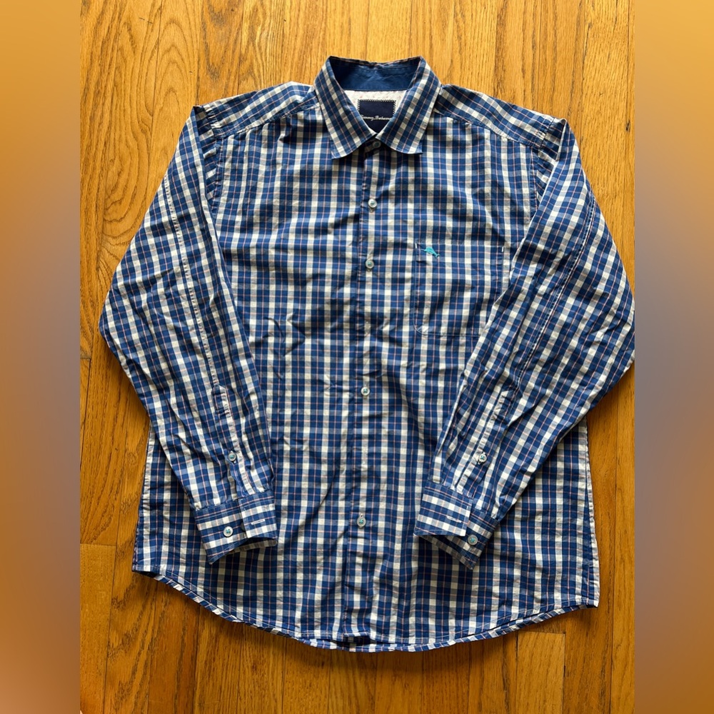 Tommy Bahama Men’s Long Sleeve Button Down Shirt - Medium